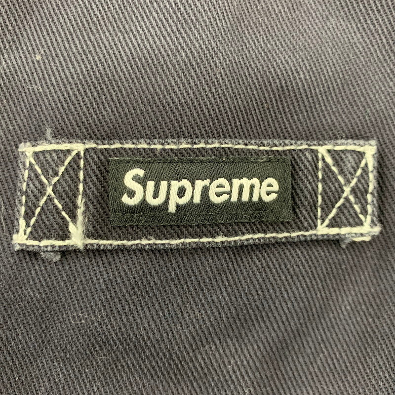 【中古品】【メンズ】 SUPREME シュプリーム×NIKE ナイキ AR5575-010 18AW COTTON TWILL OVERALLS コットン ツイル オーバーオール 149-260818-cs-11-izu サイズ：M カラー：ネイビー系 万代Net店