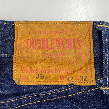 【中古品】【メンズ】 DUBBLEWORKS ダブルワークス DENIM PANTS LOT.330 デニムパンツ ジーンズ 156-260829-as-03-izu サイズ：32×32 カラー：インディゴ 万代Net店