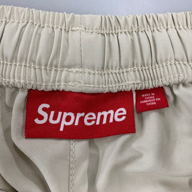 【中古品】【メンズ】 SUPREME シュプリーム 25SS CONTRAST ZIP WARM UP PANT コントラスト ジップ ウォーム アップ パンツ ボトムス ズボン 149-260818-cs-05-izu サイズ：S カラー：ベージュ 万代Net店
