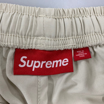 【中古品】【メンズ】 SUPREME シュプリーム 25SS CONTRAST ZIP WARM UP PANT コントラスト ジップ ウォーム アップ パンツ ボトムス ズボン 149-260818-cs-05-izu サイズ：S カラー：ベージュ 万代Net店