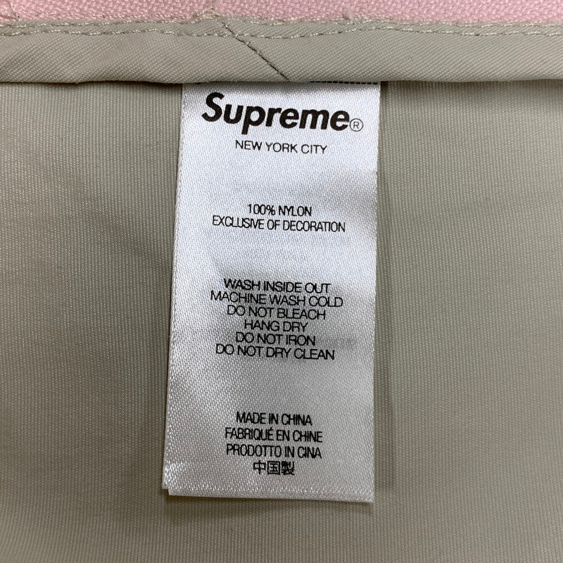 【中古品】【メンズ】 SUPREME シュプリーム 25SS CONTRAST ZIP WARM UP PANT コントラスト ジップ ウォーム アップ パンツ ボトムス ズボン 149-260818-cs-05-izu サイズ：S カラー：ベージュ 万代Net店