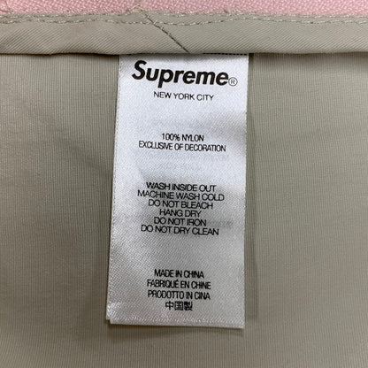 【中古品】【メンズ】 SUPREME シュプリーム 25SS CONTRAST ZIP WARM UP PANT コントラスト ジップ ウォーム アップ パンツ ボトムス ズボン 149-260818-cs-05-izu サイズ：S カラー：ベージュ 万代Net店