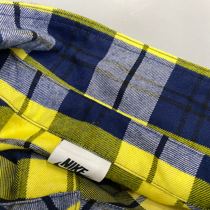 【中古品】【メンズ】 NIKE SB ナイキエスビー × ERIC KOSTON エリック コストン FLNNL BTN UP KOS L/S TOP HV0257-410 フランネルシャツ 長袖 142-260818-as-16-izu サイズ：L カラー：マルチカラー 万代Net店