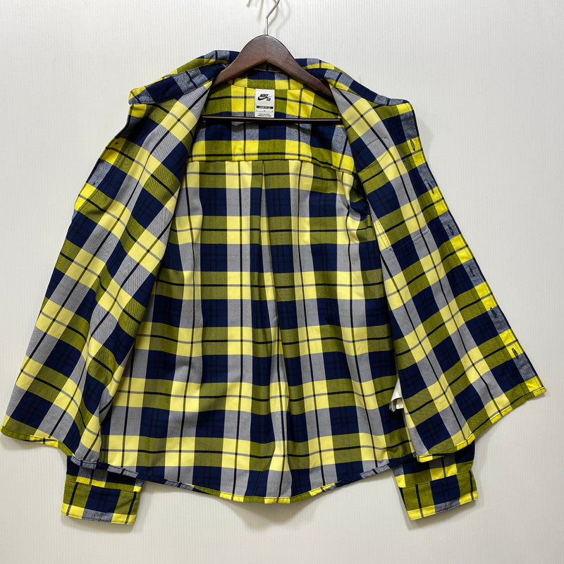 【中古品】【メンズ】 NIKE SB ナイキエスビー × ERIC KOSTON エリック コストン FLNNL BTN UP KOS L/S TOP HV0257-410 フランネルシャツ 長袖 142-260818-as-16-izu サイズ：L カラー：マルチカラー 万代Net店