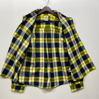 【中古品】【メンズ】 NIKE SB ナイキエスビー × ERIC KOSTON エリック コストン FLNNL BTN UP KOS L/S TOP HV0257-410 フランネルシャツ 長袖 142-260818-as-16-izu サイズ：L カラー：マルチカラー 万代Net店