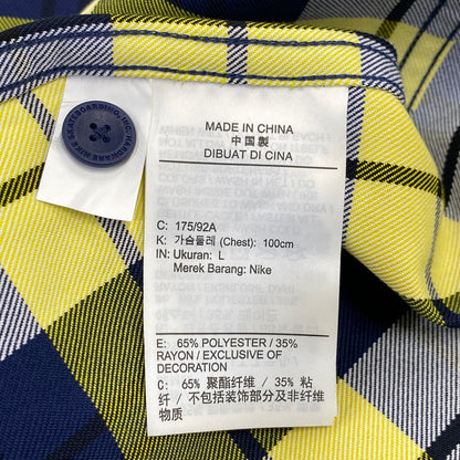 【中古品】【メンズ】 NIKE SB ナイキエスビー × ERIC KOSTON エリック コストン FLNNL BTN UP KOS L/S TOP HV0257-410 フランネルシャツ 長袖 142-260818-as-16-izu サイズ：L カラー：マルチカラー 万代Net店
