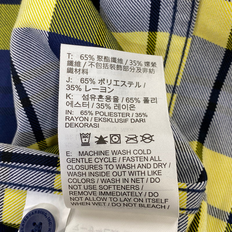【中古品】【メンズ】 NIKE SB ナイキエスビー × ERIC KOSTON エリック コストン FLNNL BTN UP KOS L/S TOP HV0257-410 フランネルシャツ 長袖 142-260818-as-16-izu サイズ：L カラー：マルチカラー 万代Net店