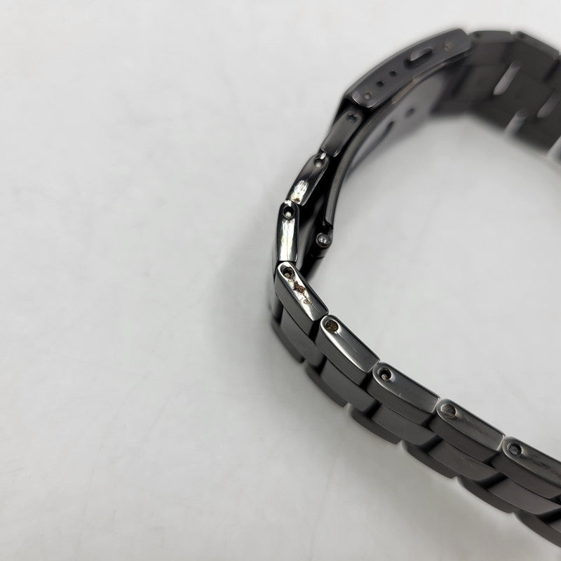 【中古品】【メンズ/レディース】 SEIKO セイコー× 蒼穹のファフナー 7T92-HCF0 MK.NICHT MODEL SPECIAL COLLABORATION WATCH スぺシャル コラボレーション ウォッチ 腕時計 197-260818-cs-21-izu カラー：ブラック 万代Net店