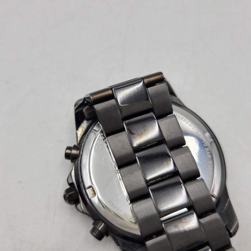 【中古品】【メンズ/レディース】 SEIKO セイコー× 蒼穹のファフナー 7T92-HCF0 MK.NICHT MODEL SPECIAL COLLABORATION WATCH スぺシャル コラボレーション ウォッチ 腕時計 197-260818-cs-21-izu カラー：ブラック 万代Net店