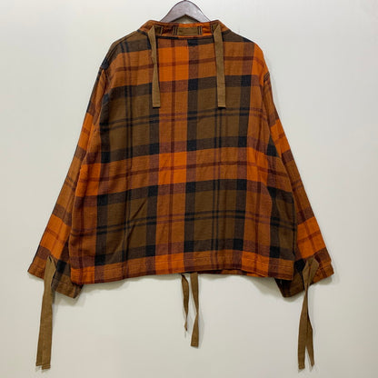 【中古品】【メンズ】 KAPTAIN SUNSHINE キャプテンサンシャイン NOCOLLAR SMOCK KS7FSH05 ノーカラースモック トップス 140-260830-as-10-izu サイズ：38 カラー：マルチカラー 万代Net店