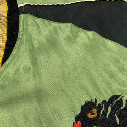 【中古品】【メンズ】 TAILOR TOYO テーラー東洋 TT13608 JAPAN MAP×BLACK DRAGON REVERSIBLE SOUVENIR JACKET リバーシブル スーベニア ジャケット アウター 145-260821-cs-02-izu サイズ：L カラー：ネイビー/グリーン 万代Net店