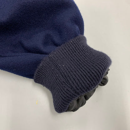 【中古品】【メンズ】 JOURNAL STANDARD ジャーナルスタンダード× GAME SPORTSWEAR ゲームスポーツウエア 21-011-610-0101-3-0 別注 WOOL STADIUM JACKET ウール スタジアム ジャケット アウター 147-260821-cs-04-izu サイズ：L カラー：ネイビー 万代Net店
