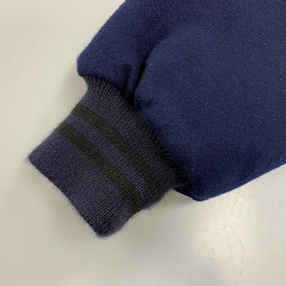 【中古品】【メンズ】 JOURNAL STANDARD ジャーナルスタンダード× GAME SPORTSWEAR ゲームスポーツウエア 21-011-610-0101-3-0 別注 WOOL STADIUM JACKET ウール スタジアム ジャケット アウター 147-260821-cs-04-izu サイズ：L カラー：ネイビー 万代Net店