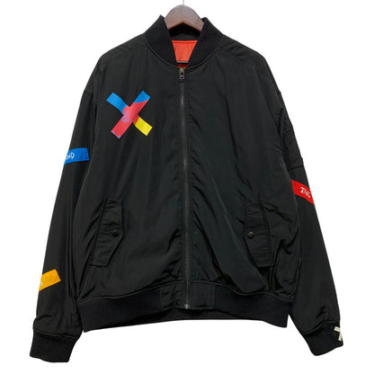 【中古品】【メンズ】 BEYOND THE MOON 輝夜月 MA-1 JACKET ジャケット 147-260830-as-07-izu サイズ：BIG FIT カラー：ブラック 万代Net店