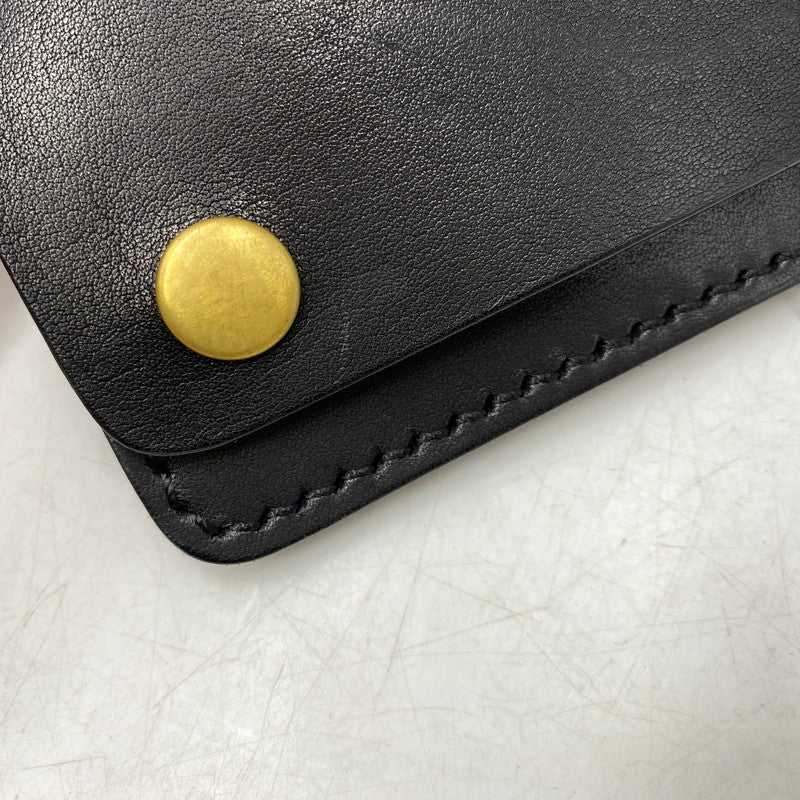 【中古品】【メンズ/レディース】 RONBEY CRAFT ロンベエ クラフト TRUCKER WALLET トラッカー ウォレット 財布 200-260829-kh-06-izu カラー：ブラック 万代Net店