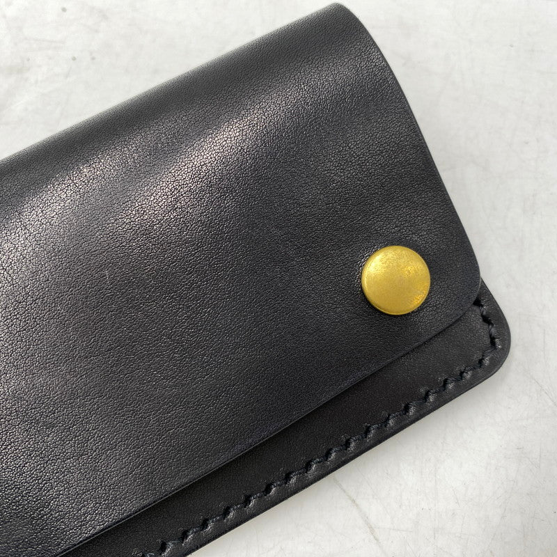 【中古品】【メンズ/レディース】 RONBEY CRAFT ロンベエ クラフト TRUCKER WALLET トラッカー ウォレット 財布 200-260829-kh-06-izu カラー：ブラック 万代Net店