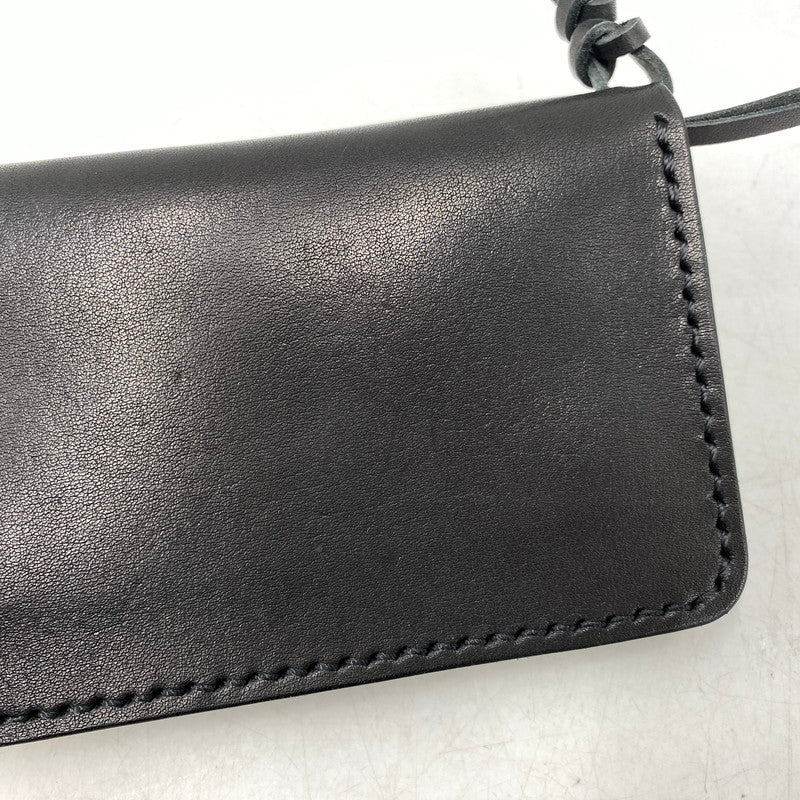 【中古品】【メンズ/レディース】 RONBEY CRAFT ロンベエ クラフト TRUCKER WALLET トラッカー ウォレット 財布 200-260829-kh-06-izu カラー：ブラック 万代Net店