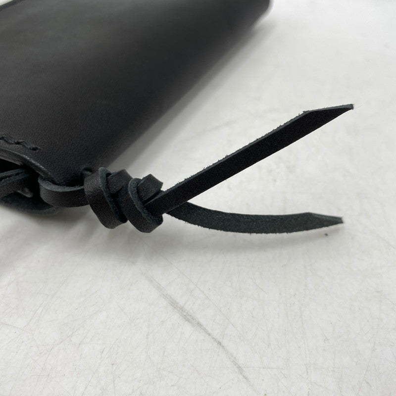 【中古品】【メンズ/レディース】 RONBEY CRAFT ロンベエ クラフト TRUCKER WALLET トラッカー ウォレット 財布 200-260829-kh-06-izu カラー：ブラック 万代Net店