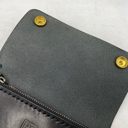 【中古品】【メンズ/レディース】 RONBEY CRAFT ロンベエ クラフト TRUCKER WALLET トラッカー ウォレット 財布 200-260829-kh-06-izu カラー：ブラック 万代Net店