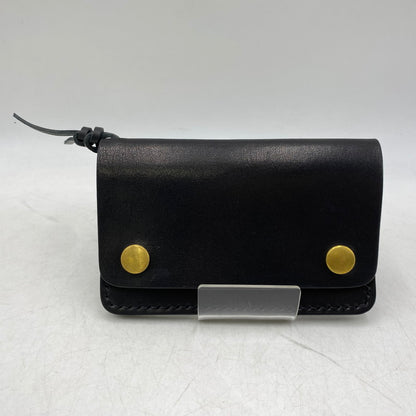【中古品】【メンズ/レディース】 RONBEY CRAFT ロンベエ クラフト TRUCKER WALLET トラッカー ウォレット 財布 200-260829-kh-06-izu カラー：ブラック 万代Net店