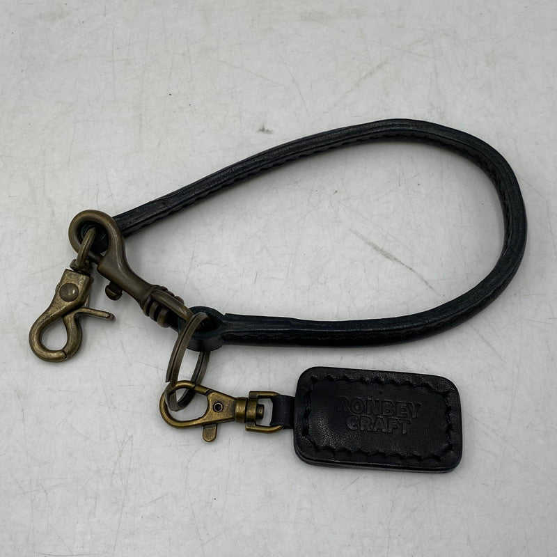 【中古品】【メンズ/レディース】 RONBEY CRAFT ロンベエ クラフト TRUCKER WALLET トラッカー ウォレット 財布 200-260829-kh-06-izu カラー：ブラック 万代Net店