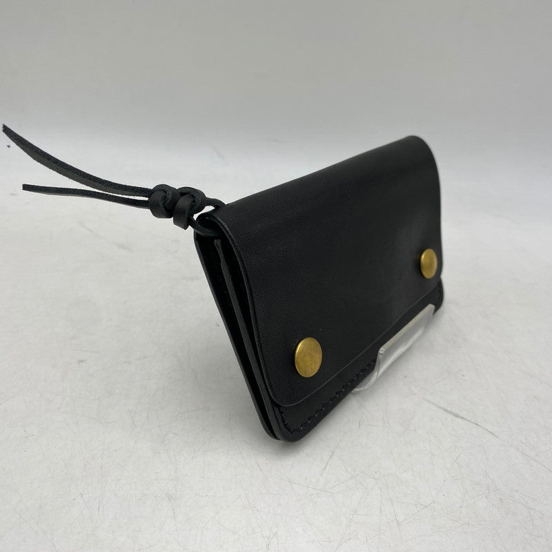 【中古品】【メンズ/レディース】 RONBEY CRAFT ロンベエ クラフト TRUCKER WALLET トラッカー ウォレット 財布 200-260829-kh-06-izu カラー：ブラック 万代Net店