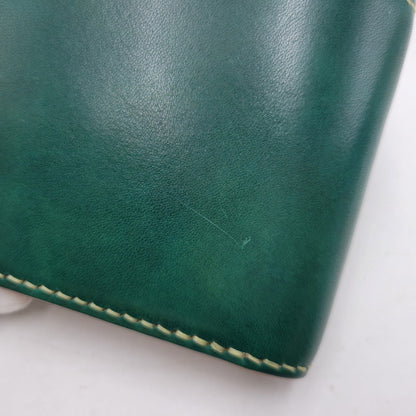 【中古品】【メンズ/レディース】 GARLIE'S ガーリーズ HALF WALLET ハーフ ウォレット 財布 二つ折り財布 200-260818-cs-20-izu カラー：グリーン 万代Net店