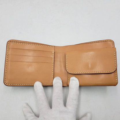 【中古品】【メンズ/レディース】 GARLIE'S ガーリーズ HALF WALLET ハーフ ウォレット 財布 二つ折り財布 200-260818-cs-20-izu カラー：グリーン 万代Net店
