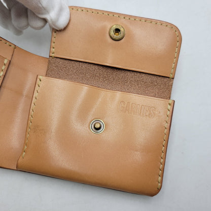 【中古品】【メンズ/レディース】 GARLIE'S ガーリーズ HALF WALLET ハーフ ウォレット 財布 二つ折り財布 200-260818-cs-20-izu カラー：グリーン 万代Net店
