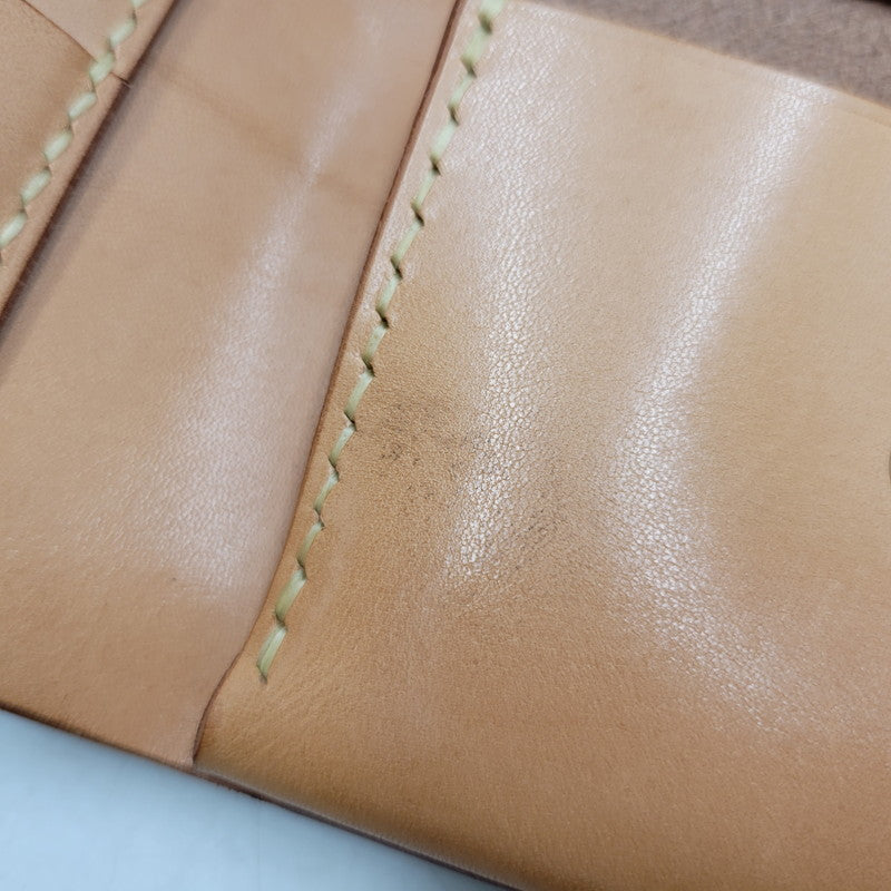 【中古品】【メンズ/レディース】 GARLIE'S ガーリーズ HALF WALLET ハーフ ウォレット 財布 二つ折り財布 200-260818-cs-20-izu カラー：グリーン 万代Net店