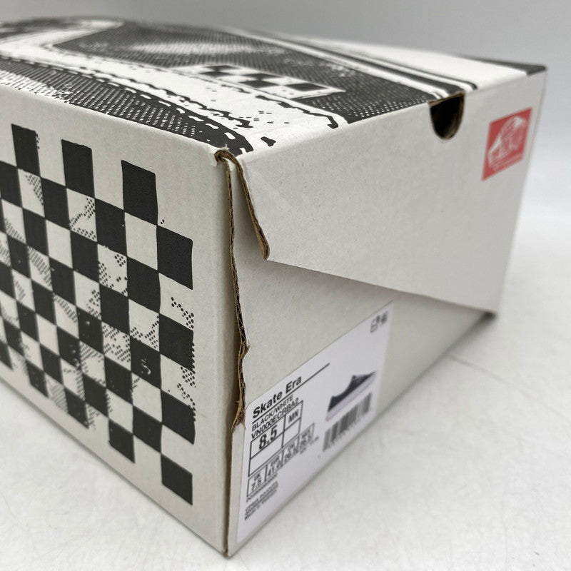 【中古美品】【メンズ】 VANS バンズ VN000ECRBA2 SKATE ERA スケート エラ スニーカー 靴 162-260829-kh-07-izu サイズ：26.5 カラー：ブラック×ホワイト 万代Net店