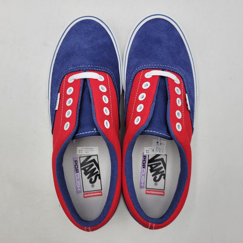 【中古美品】【メンズ】 VANS バンズ SKATE ERA VN000ECR3QG スケート エラ スニーカー シューズ 靴 162-260819-ay-05-izu サイズ：26.5cm カラー：BLUE/RED 万代Net店