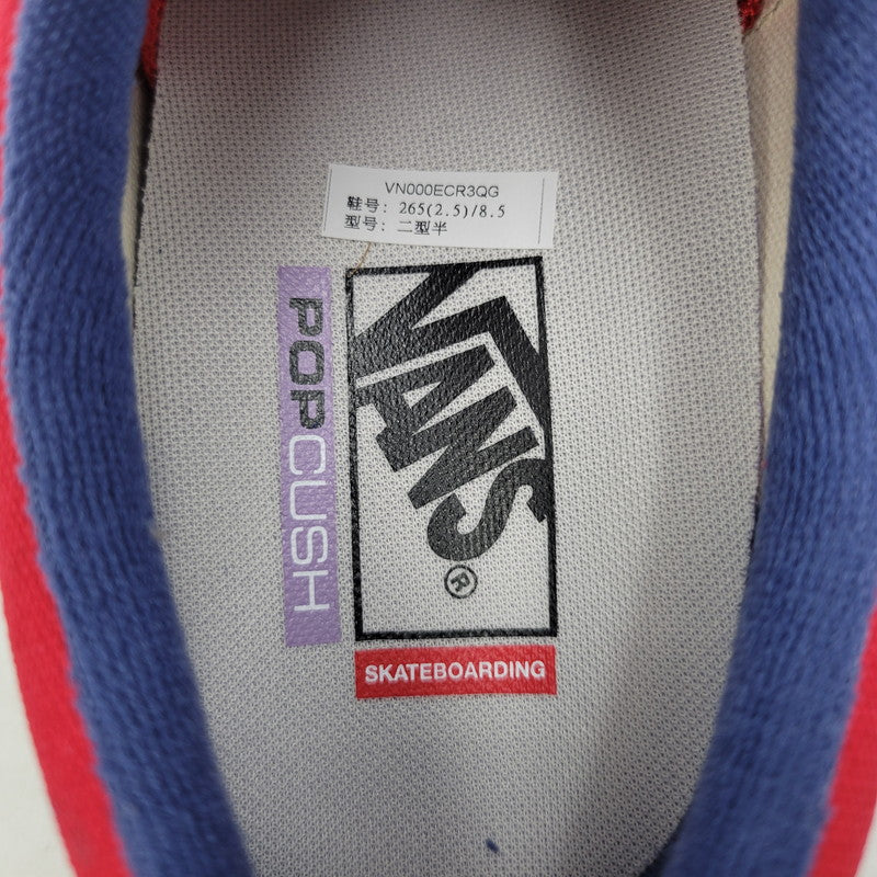 【中古美品】【メンズ】 VANS バンズ SKATE ERA VN000ECR3QG スケート エラ スニーカー シューズ 靴 162-260819-ay-05-izu サイズ：26.5cm カラー：BLUE/RED 万代Net店