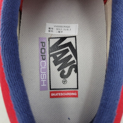 【中古美品】【メンズ】 VANS バンズ SKATE ERA VN000ECR3QG スケート エラ スニーカー シューズ 靴 162-260819-ay-05-izu サイズ：26.5cm カラー：BLUE/RED 万代Net店