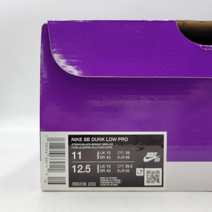 【中古美品】【メンズ】 NIKE SB ナイキエスビー × DASHAWN JORDAN ダショーン ジョーダン DUNK LOW PRO "COPPERHEAD" IB6208-200 ダンク ロー スニーカー シューズ 靴 160-260819-ay-02-izu サイズ：29cm カラー：STRING/BLACK-BRIGHT SPRUCE 万代Net店
