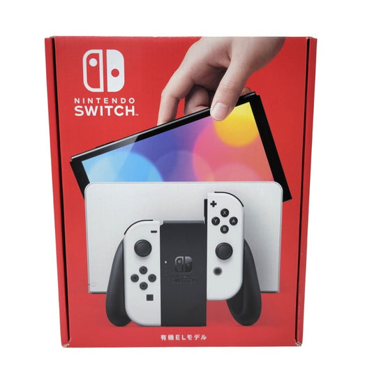【中古美品】 【未使用】【ゲーム】Nintendo Switch (有機ELモデル) Joy-Con(L)/(R) ホワイト HEG-S-KAAAA(JPN) 任天堂 ニンテンドースイッチ 本体 034-260819-ay-06-izu 万代Net店