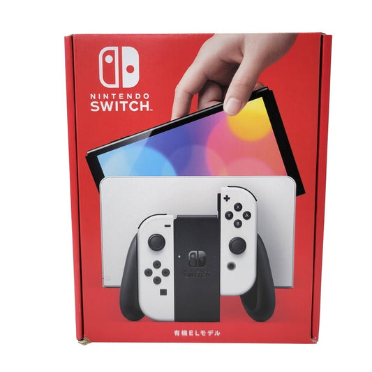 【中古美品】 【未使用】【ゲーム】Nintendo Switch (有機ELモデル) Joy-Con(L)/(R) ホワイト HEG-S-KAAAA(JPN) 任天堂 ニンテンドースイッチ 本体 034-260819-ay-07-izu 万代Net店