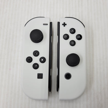 【中古美品】 【未使用】【ゲーム】Nintendo Switch (有機ELモデル) Joy-Con(L)/(R) ホワイト HEG-S-KAAAA(JPN) 任天堂 ニンテンドースイッチ 本体 034-260819-ay-07-izu 万代Net店