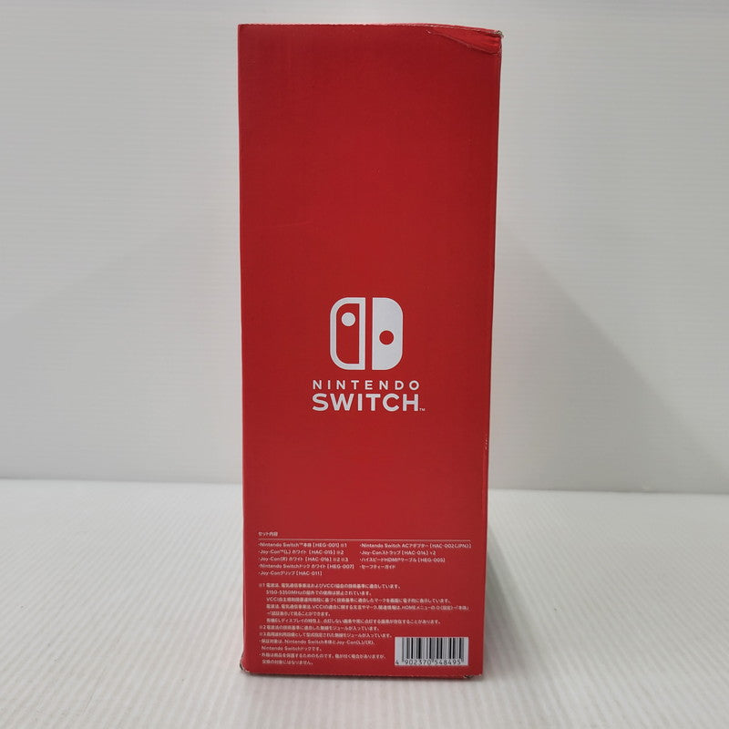 【中古美品】 【未使用】【ゲーム】Nintendo Switch (有機ELモデル) Joy-Con(L)/(R) ホワイト HEG-S-KAAAA(JPN) 任天堂 ニンテンドースイッチ 本体 034-260819-ay-07-izu 万代Net店