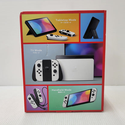 【中古美品】 【未使用】【ゲーム】Nintendo Switch (有機ELモデル) Joy-Con(L)/(R) ホワイト HEG-S-KAAAA(JPN) 任天堂 ニンテンドースイッチ 本体 034-260819-ay-07-izu 万代Net店