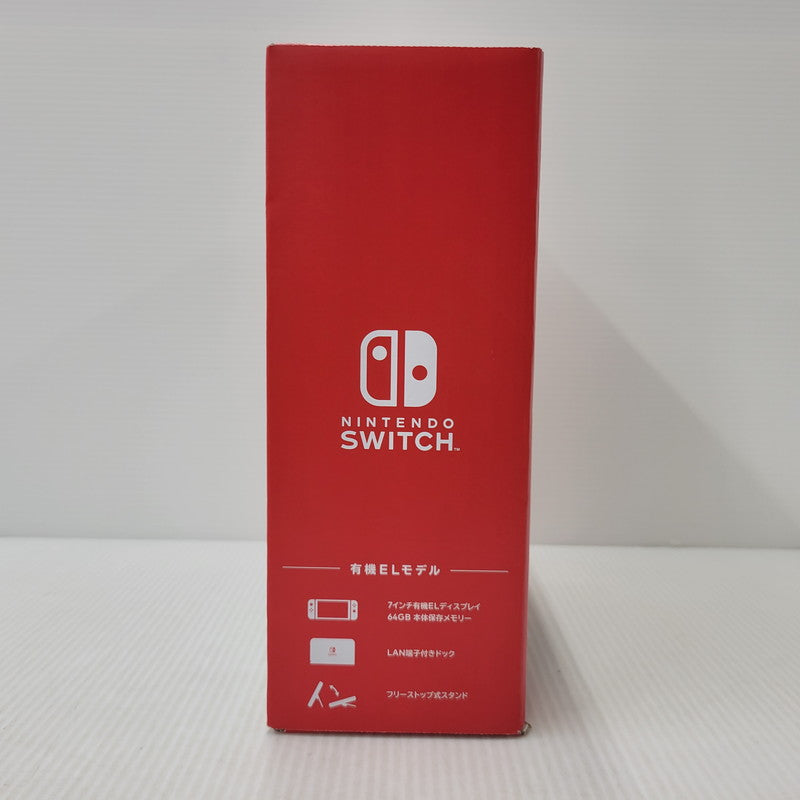 【中古美品】 【未使用】【ゲーム】Nintendo Switch (有機ELモデル) Joy-Con(L)/(R) ホワイト HEG-S-KAAAA(JPN) 任天堂 ニンテンドースイッチ 本体 034-260819-ay-07-izu 万代Net店