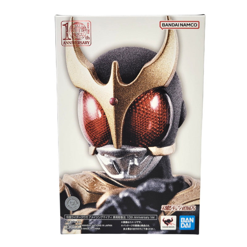 【中古美品】 S.H.F 真骨彫製法 仮面ライダークウガ アメイジングマイティ 真骨彫製法 10th Anniversary Ver. 042-261014-kk-13-izuh 万代Net店