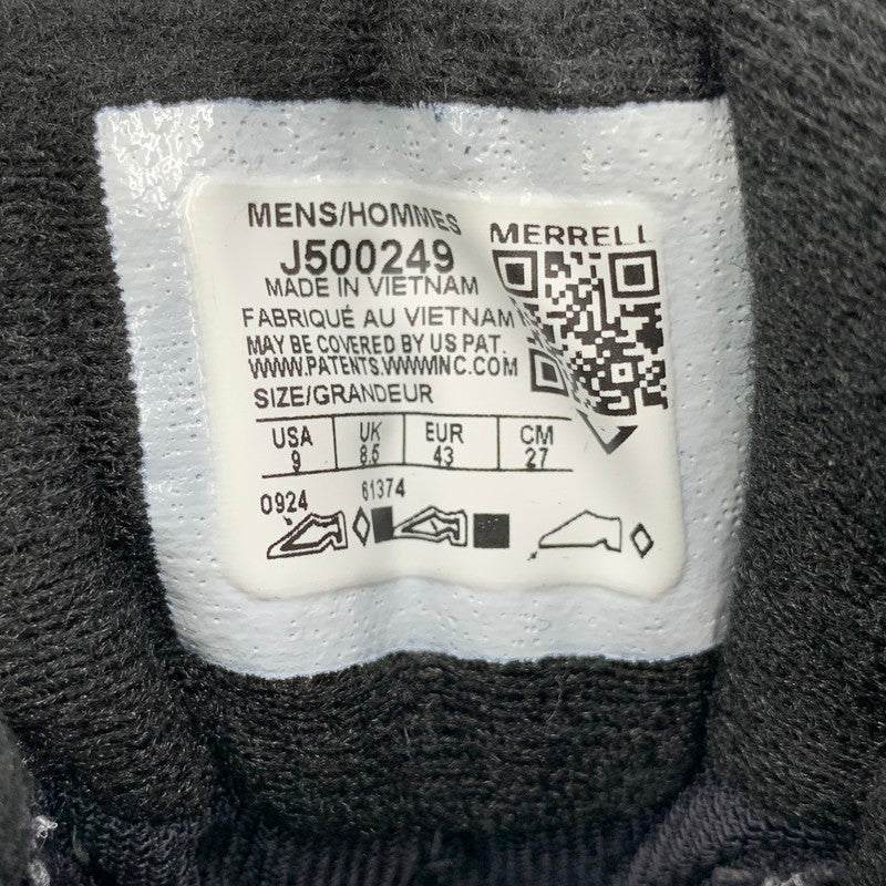 【中古美品】【メンズ】 MERRELL メレル J500249 MOAB 3 SYNTHETIC MID GORE-TEX モアブ シンセティック ミッド ゴアテックス スニーカー シューズ 靴 162-260819-cs-08-izu サイズ：27.0cm カラー：ブラック 万代Net店