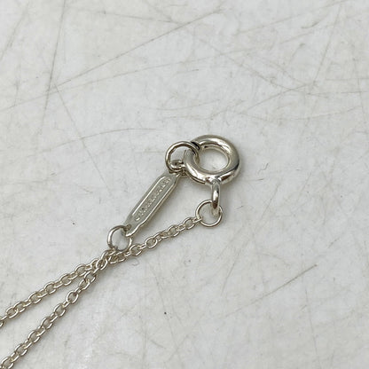 【中古品】【レディース】 TIFFANY&Co. ティファニー 925 ミニ ダブル ハート タグ ペンダント ネックレス アクセサリー 182-260820-as-15-izu カラー：シルバー×ピンク 万代Net店