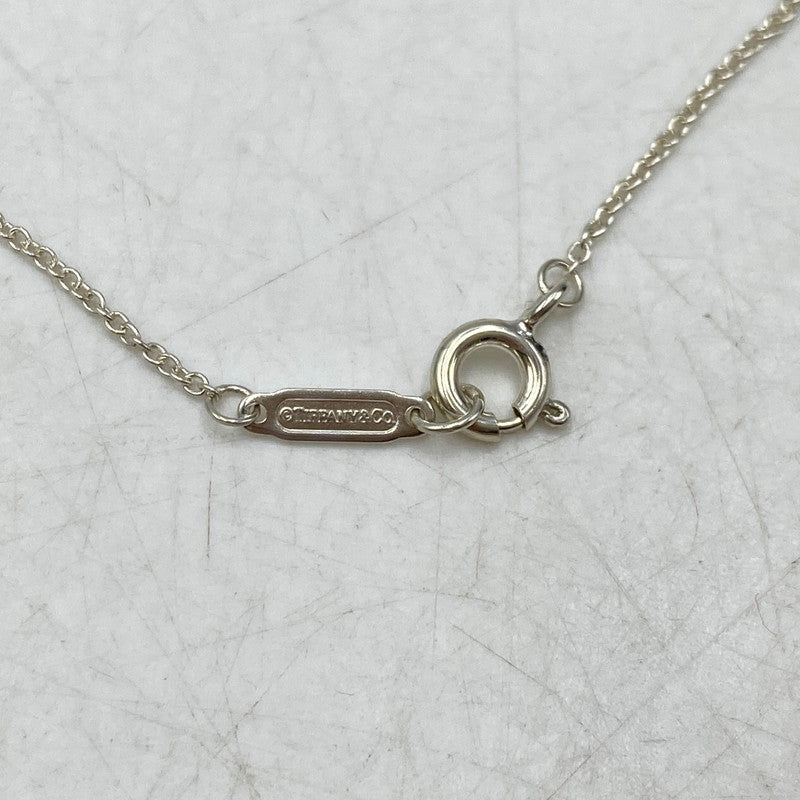 【中古品】【レディース】 TIFFANY&Co. ティファニー 925 ミニ ダブル ハート タグ ペンダント ネックレス アクセサリー 182-260820-as-15-izu カラー：シルバー×ピンク 万代Net店