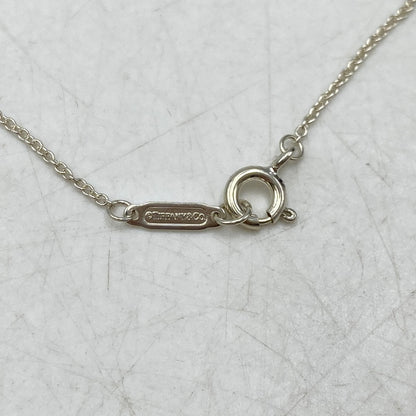 【中古品】【レディース】 TIFFANY&Co. ティファニー 925 ミニ ダブル ハート タグ ペンダント ネックレス アクセサリー 182-260820-as-15-izu カラー：シルバー×ピンク 万代Net店