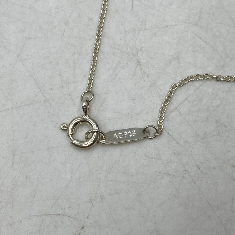 【中古品】【レディース】 TIFFANY&Co. ティファニー 925 ミニ ダブル ハート タグ ペンダント ネックレス アクセサリー 182-260820-as-15-izu カラー：シルバー×ピンク 万代Net店