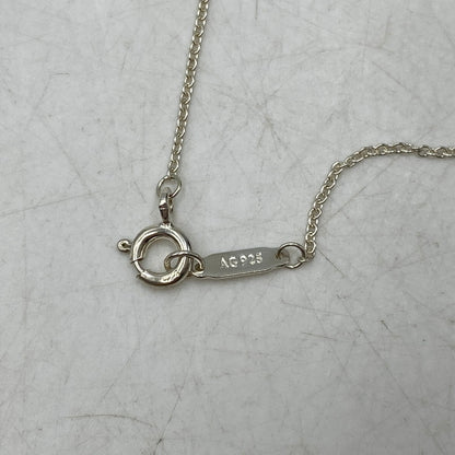 【中古品】【レディース】 TIFFANY&Co. ティファニー 925 ミニ ダブル ハート タグ ペンダント ネックレス アクセサリー 182-260820-as-15-izu カラー：シルバー×ピンク 万代Net店