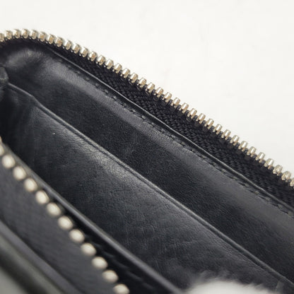 【中古品】【メンズ/レディース】 DECI デシ SMALL ROUND ZIP MINI WALLET 202204003 スモール ラウンドジップ ミニウォレット 財布 200-260830-as-02-izu カラー：ブラック 万代Net店