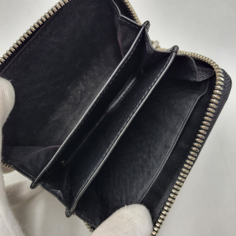 【中古品】【メンズ/レディース】 DECI デシ SMALL ROUND ZIP MINI WALLET 202204003 スモール ラウンドジップ ミニウォレット 財布 200-260830-as-02-izu カラー：ブラック 万代Net店